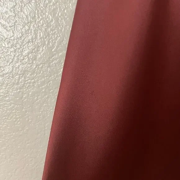 La Ligne Pants Womens Large Spice Colby Satin Wide Leg Pull On Quiet Luxury - Picture 10 of 11